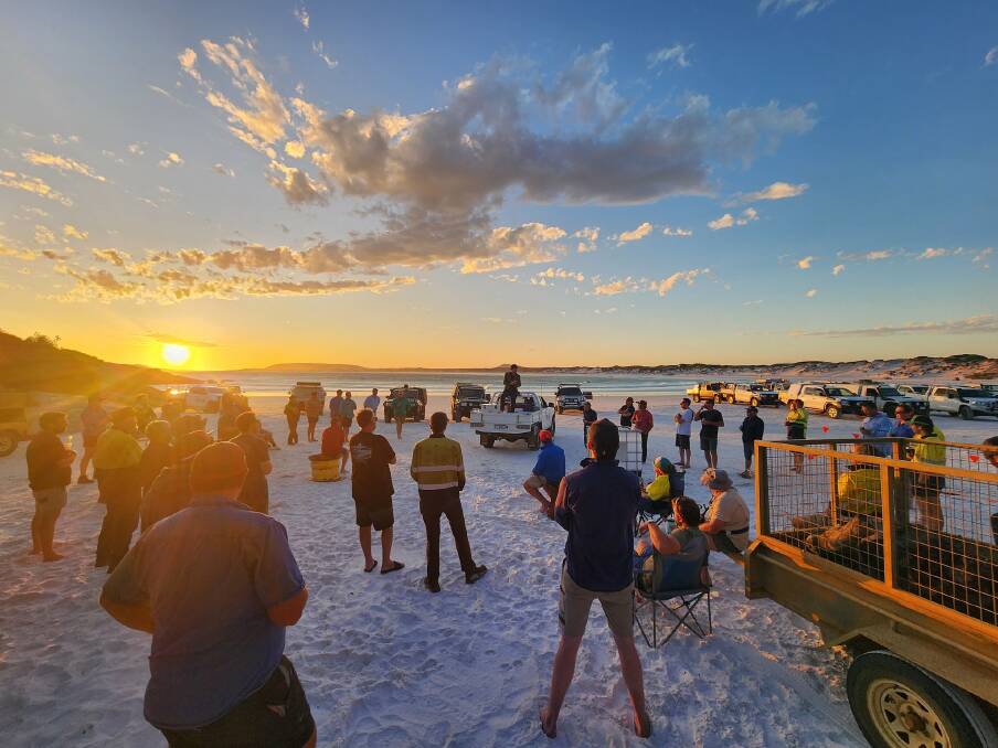 Another Blokes, BBQ, Bonfire, Beers, Bonding and Bullshit otherwise known as #6Bs event to has been organised at Esperance next month. Photo of the last Esperance event supplied.