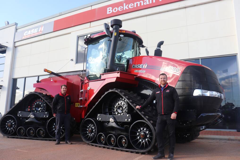 New branch manager at Boekeman Machinery Northam, Darryl Verburg (left) and new Boekeman Machinery group precision farming manager Conor McGuckian who is back after almost five years, including having worked for Case IH and New Holland dealers in Alberta, Canada.