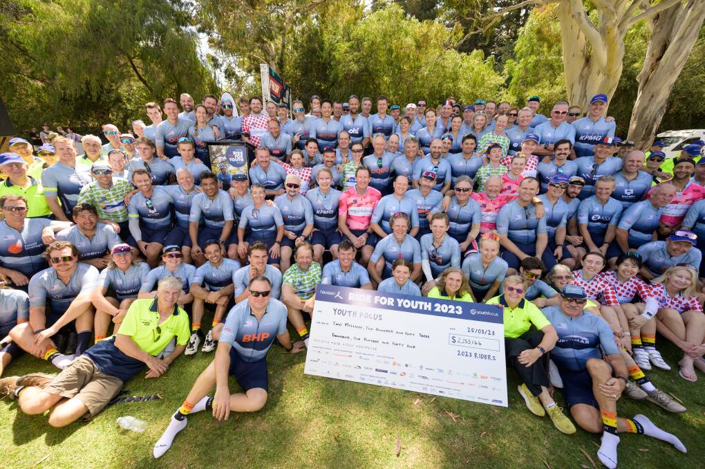 Over $2 million was raised for Youth Focus, a mental health service provider supporting young people. Picture is supplied.