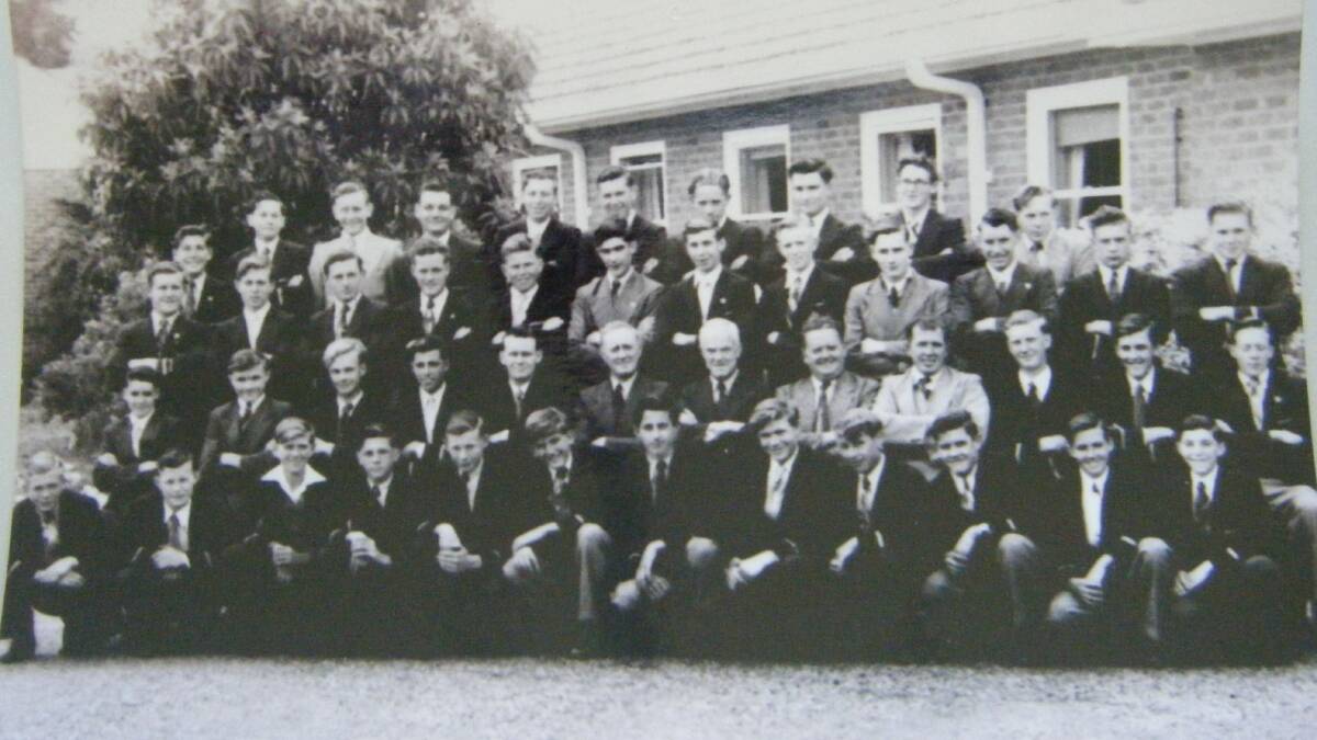 A flash back to the class of 1953 at Denmark.