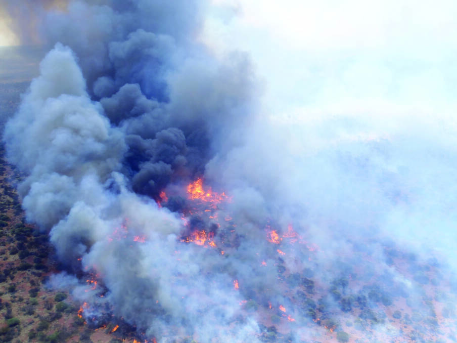 Bushfire smoke. Picture from files.