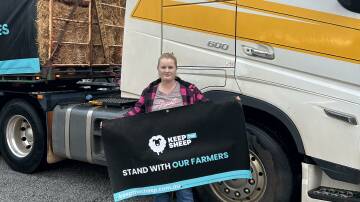 Aimee Court produced more than 70 of these #KeepTheSheep banners, which were displayed on trucks and vehicles in last Fridays #KeepTheSheep rally.
