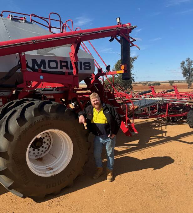 WA grower Daniel Bradford, who farms at Bunjil and is with the family's Morris 9 Series air cart and C3 Contour drill, was the first in the country to test the latest Morris 10 Series air cart last season and he says it is definitely the future of farming.