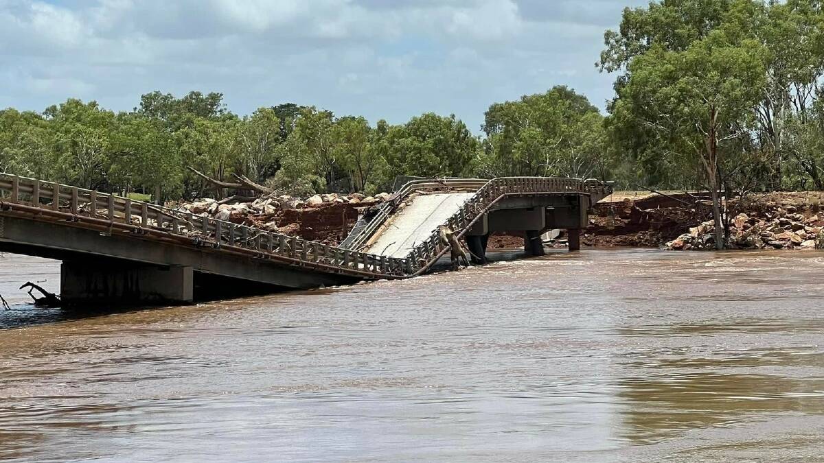 Business and tourism has taken a major hit with heavy flooding in the Kimberley. Picture by Callum Lamond.