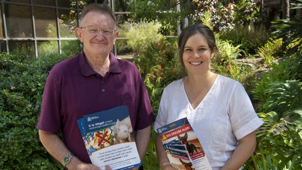 DPIRD veterinary officers Martin Matisons and Jess Longley presented on preventing and responding to exotic animal diseases at the recent WA Environmental Health Association conference.
