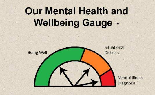 The Regional Mens Health Initiative mental health and wellbeing gauge.