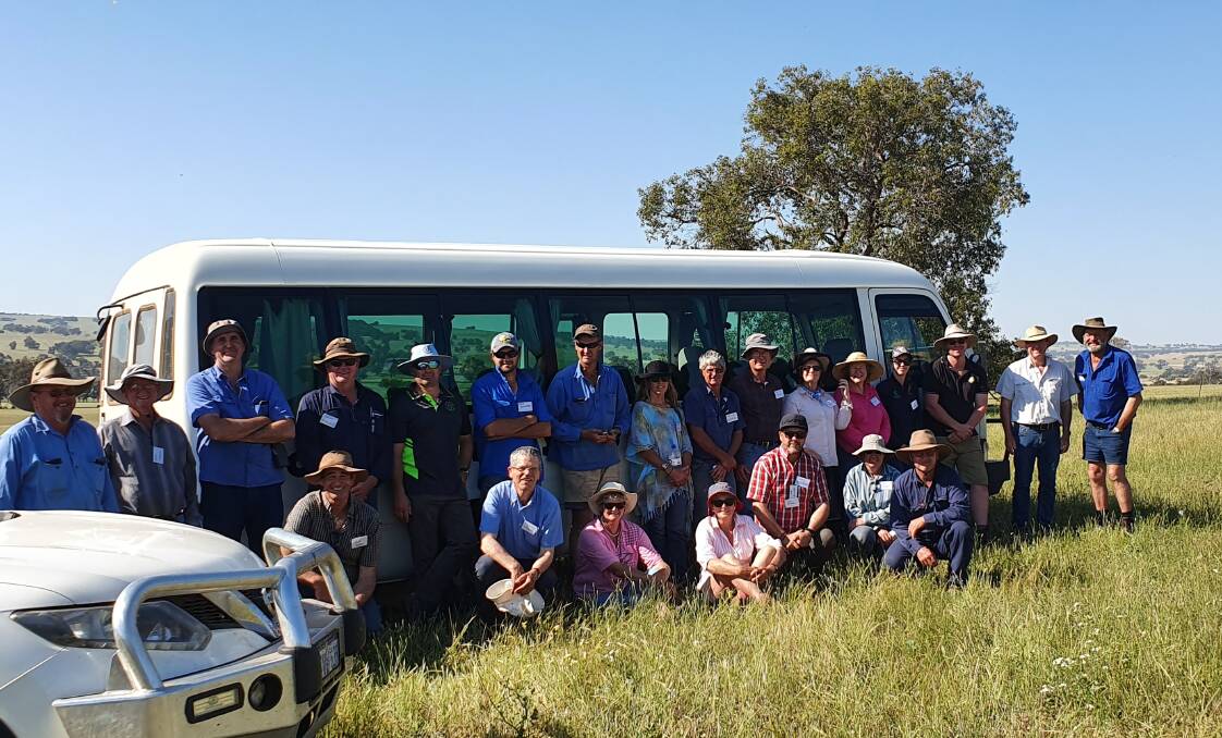The group visited a property at Badgingarra and two at Dandaragan where rotational grazing is practiced.