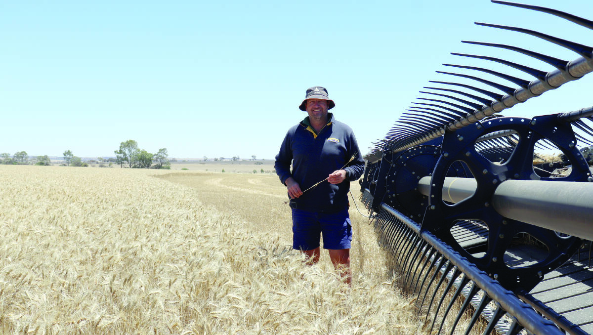 Ash Teakle, who runs the family's grain and sheep farm in Cunderdin with his father Ross, said the operation was 90 per cent cropping and 10pc livestock.