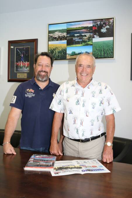 David (left) and his father Frank Tomasi AM FAICD in their West Perth office, were very happy that their Tomasi Grazing herd had been selected as the source for this years Farm Weekly competition giveaway heifers.