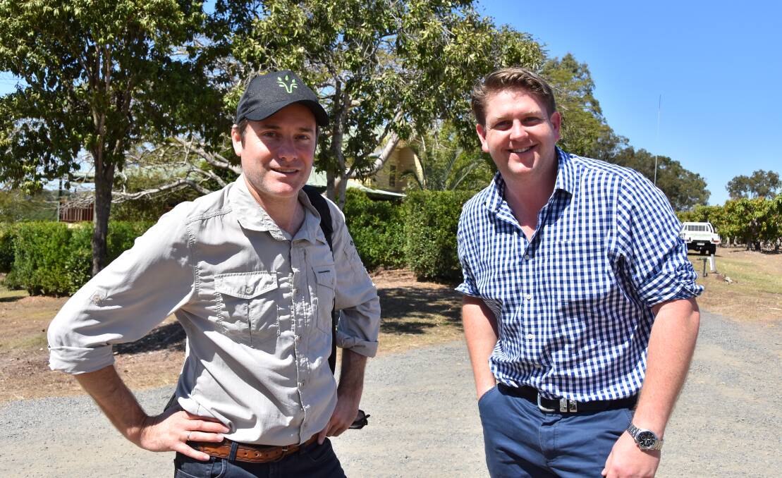 Tom Godfrey and Aidan Hall, Viridios Capital, are involved in trading carbon credits with particular connections to agricultural systems. Picture by Ashley Walmsley