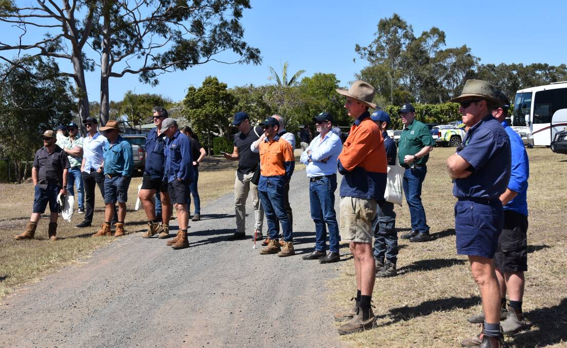 Part of the crowd at the Multikraft Probiotics Australia Field Day in Bundaberg on August 31. Picture by Ashley Walmsley