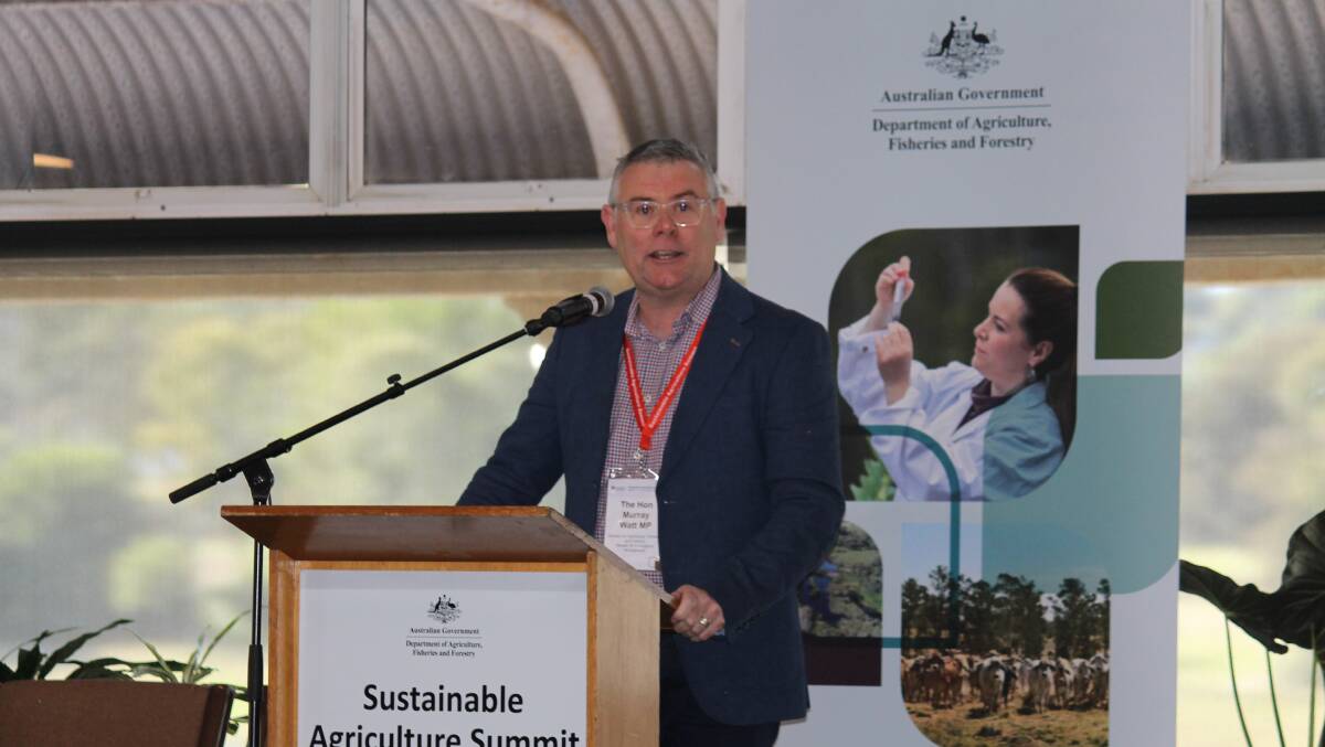 Murray Watt in Toowoomba for the Sustainable Agriculture Summit. Picture: Victoria Nugent