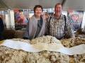 Australian Dohne Breeders' Association president Greg Hall, pictured with his wife Liz, is looking forward to the Dohne Merino being the feature breed at this year's Australian Sheep & Wool Show in Bendigo. Picture supplied